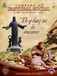 El predicador y la  campaña de  Pastoral social.