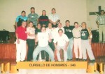 El grupo San Marcos egresado de su cursillo 346 de varones, da gracias y pide a Dios perseverar.