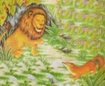 Reflexión del día: La zorra y el león anciano. Audio mp3.