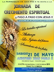 Termina jornada de crecimiento espiritual en la parroquia de San Pío X