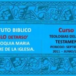 El instituto “Pablo de Tarso” extensión en la Parroquia María madre de la Iglesia, invita a su curso de Teologías del nuevo testamento. Impartido por Pedro Peredo Fernández
