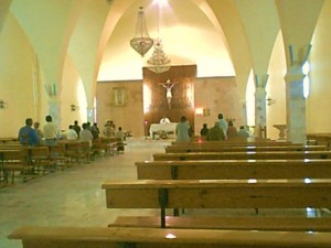 Invitación para el retiro de adviento: Parroquia de nuestra Señora de Guadalupe. Casa blanca