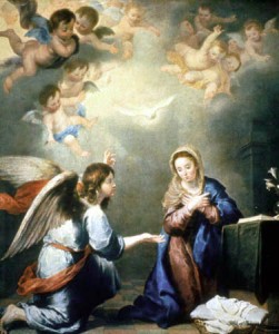 Comentario al evangelio de Lucas 1, 26-38. Cuarto domingo de adviento.  Hagase en mí tú voluntad.