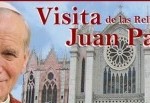 León de fiesta, las reliquias del beato Juan Pablo II han llegado.