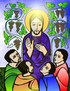 Comentario al evangelio de Juan 15, 1-8 Adheridos a Cristo para dar frutos. V domingo de pascua. Audio mp3