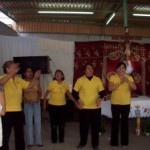 Amancer de alabanza organizado por el ministerio de evangelización de la parroquia de nuestra Señora de Guadalupe «Casa blanca».
