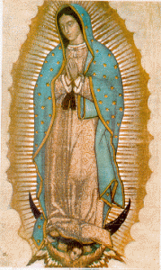 Santisima Virgen de Guadalupe, 12 de diciembre