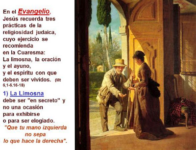 Evangelio San Mateo 6,1-6.16-18. Miércoles 13 de Febrero de 2013. MIERCOLES DE CENIZA.