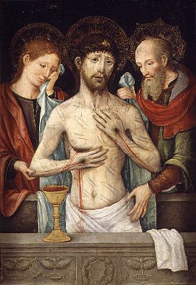 Su Costado abierto, la gran prueba de su Amor  Pbro. Ángel Luis Lorente, Capellán del Monasterio de la Visitación de Santa María.