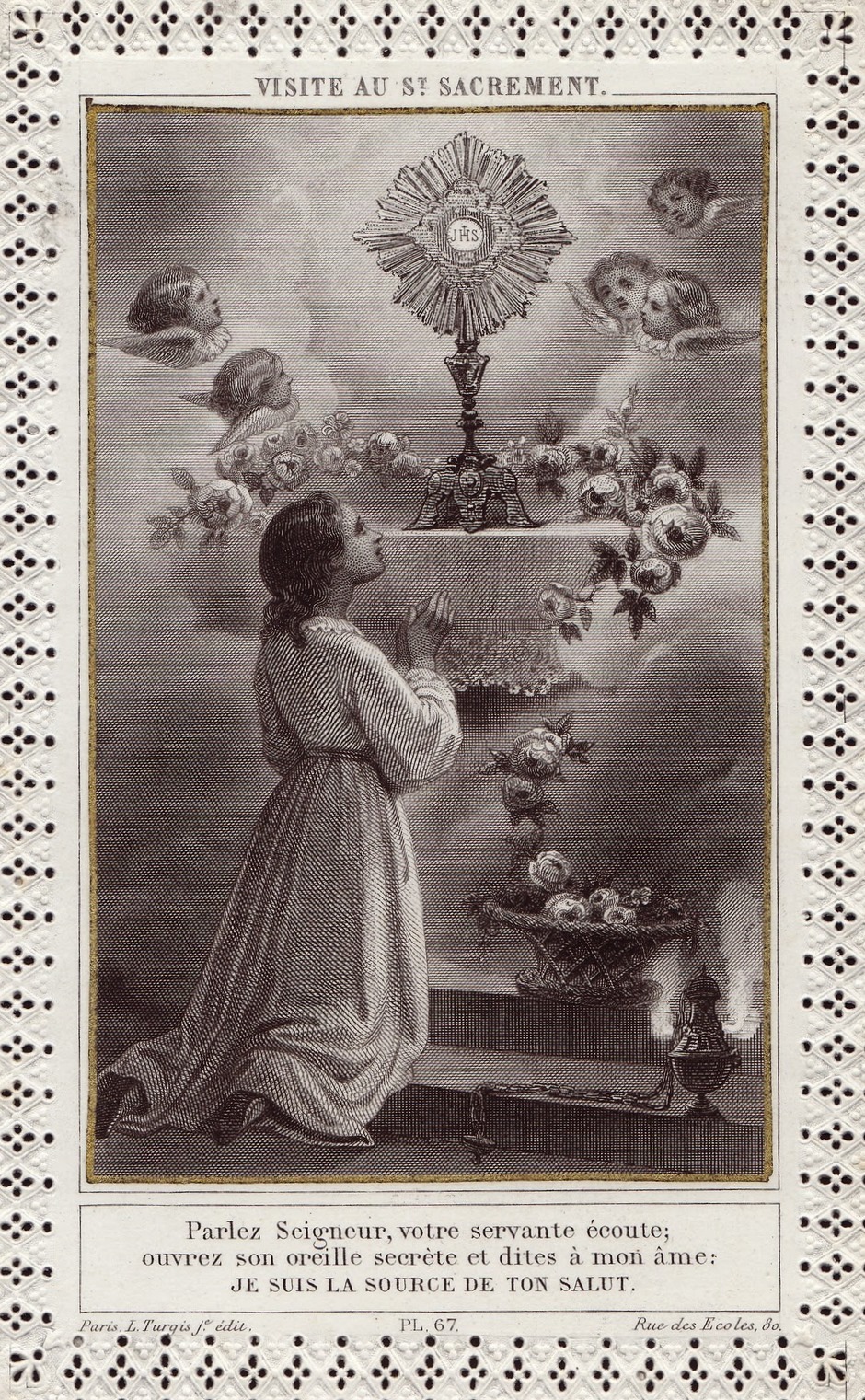 Suspiros amorosos a Jesús Sacramentado, antes de la Comunión