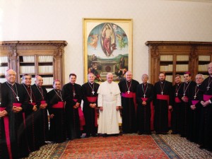 Motivo de visita del  Arzobispo Alfonso Cortés Contreras al Vaticano.