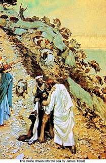 Evangelio San Mateo 8,28-34. Miércoles 2 de Julio de 2014.