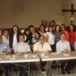 Convivio con servidores de la parroquia de San Pío X.
