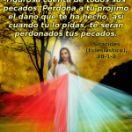 1a lect del libro del Sirácide (Eclesiástico) 27,33-28,9. Domingo 14 de Septiembre de 2014.
