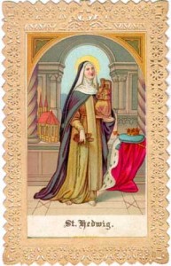 SANTA EDUVIGIS,16 de octubre.