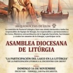 Invitación, asamblea diocesana de liturgia. Arquidiócesis de León.