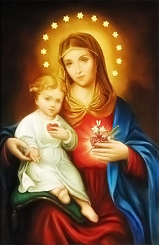Consagración al Inmaculado Corazón de María de los 33 días. Consagración necesaria para la salvación de la humanidad, humanidad enferma, humanidad alejada de Dios y de la Iglesia. Primer Día