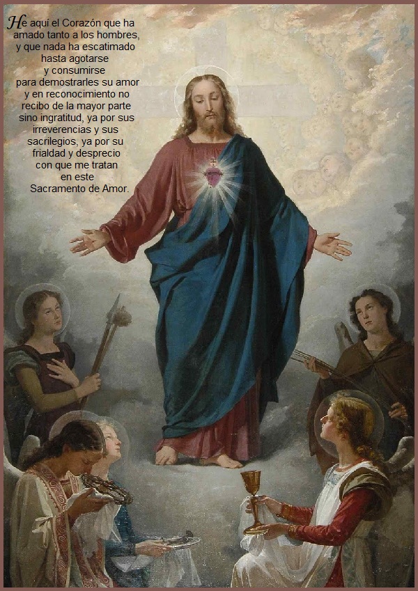 Devoción al Sagrado Corazón “Los tres ardientes deseos de Santa Margarita María.”