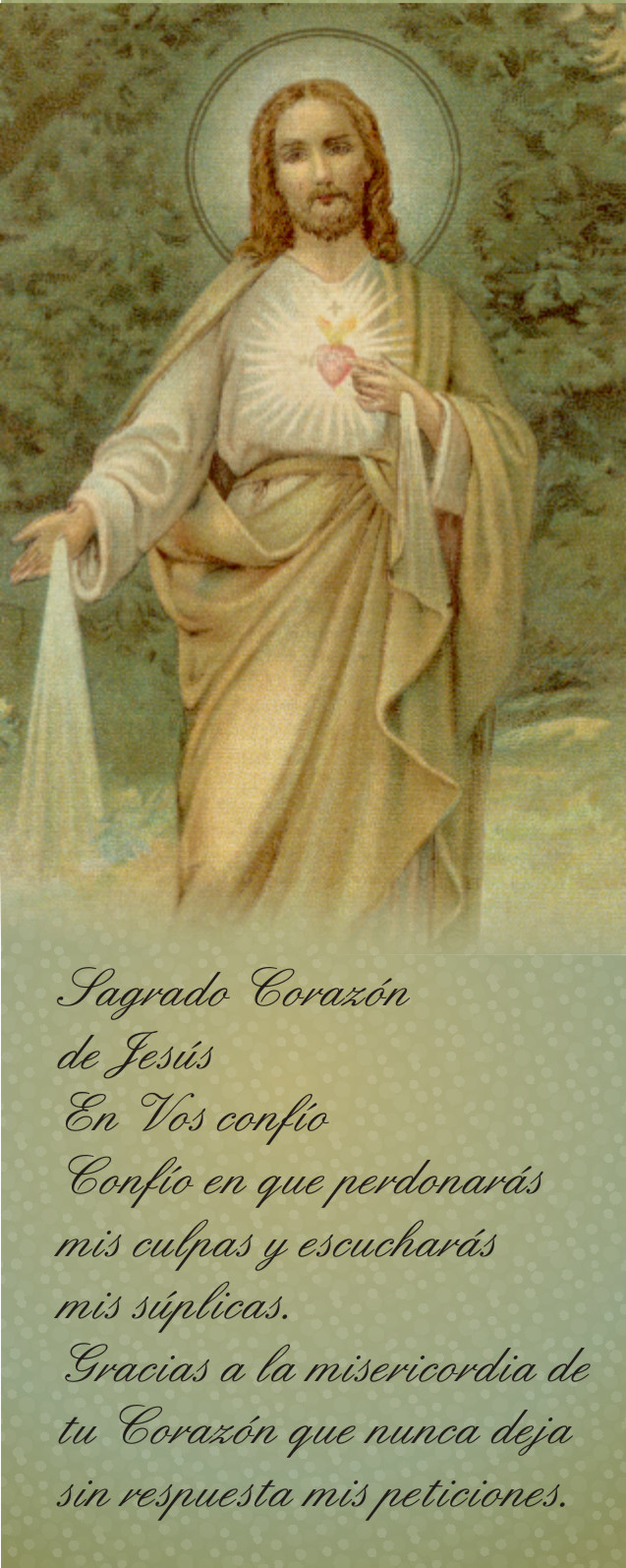 Oración de Madame Elisabeth, al Sagrado Corazón de Jesús; hermana de Luis XV, 1764-1794 guillotinada en la Revolución Francesa.