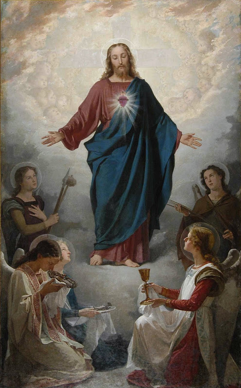 Oración de Ofrecimiento de la Santa Comunión al Sagrado Corazón de Jesús.