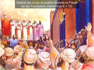1a lect del libro de Nehemías 8,2-6.8-10. Domingo 24 de Enero de 2016.