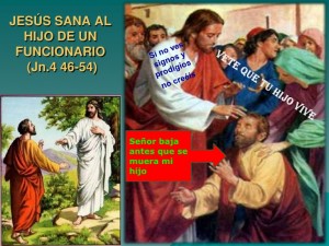 Evangelio San Juan 4,43-54. Lunes 7 de Marzo de 2016.