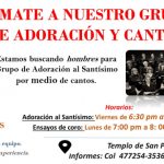 Súmate a nuestro grupo de adoración y canto.