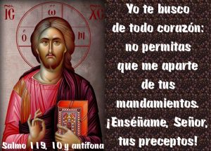 Salmo 118 (119), Martes 11 de Octubre de 2016.