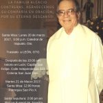 Decimos a adiós al presbítero Alfonso Alcacio Contreras.