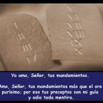 Frase de Padre Jaimito. Yo amo, Señor, tus mandamientos. Amo, Señor, tus mandamientos más que el oro purísimo; por eso tus preceptos son mi guía. y odio toda mentira.