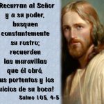 Salmo 104 (105),1-4.6-7. Sábado 15 de Julio de 2017.