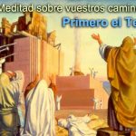 Del libro del Profeta Ageo 1,1-8. Jueves 28 de Septiembre de 2017. Misa de la Sagrada Eucaristía.