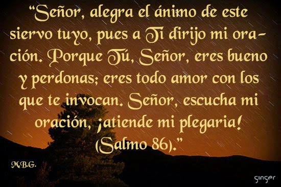 Salmo 85,1-6. Martes 30 de Enero de 2018.