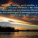 Salmo 30,5-6.14-16. Miércoles 28 de Febrero de 2018.