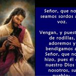 Salmo 94,1-2.6-9. Jueves 8 de Marzo de 2018.