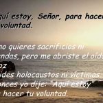 Salmo 39,7-11. Lunes 9 de Abril de 2018. Solemnidad de La Anunciación del Señor.
