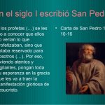 De la 1a carta del Apóstol San Pedro 1,10-16. Martes 29 de Mayo de 2018. Misa por la Evangelización.