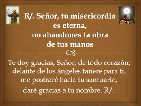 Salmo 137,1-3.7-8. Martes 8 de Mayo de 2018.