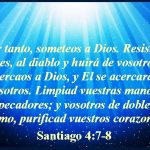 De la carta del Apóstol Santiago 4,1-10. Martes 22 de Mayo de 2018.