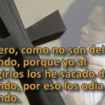 Evangelio San Juan 15,18-21. Sábado 5 de Mayo de 2018. Misa de Santa María Virgen.