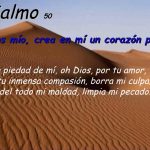 Salmo 50,12-15.18-19. Sábado 18 de Agosto de 2018. Misa del Santísimo Nombre de María.