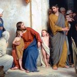 Evangelio San Mateo 19,13-15. Sábado 18 de Agosto de 2018. Misa del Santísimo Nombre de María.