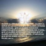 Salmo 148. Jueves 30 de Agosto de 2018.