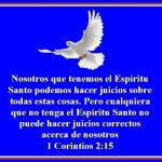 De la 1a carta del Apóstol San Pablo a los Corintios 2, 10-16. Martes 4 de Septiembre de 2018. Nuestra Señora de Consolación.