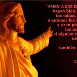 Evangelio San Lucas 6,27-38. Jueves 13 de Septiembre de 2018.
