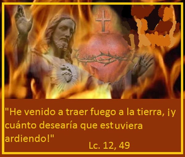 Evangelio San Lucas 12,49-53. Jueves 25 de Octubre de 2018. Misa de la Sagrada Eucaristía.