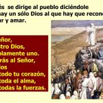 1a lect del libro del Deuteronomio 6,2-6. Domingo 4 de Noviembre de 2018.