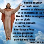 Salmo 149,1-6.9. Jueves 22 de Noviembre de 2018.