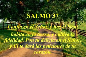 Salmo 36,2.18.23.27.29. Martes 13 de Noviembre de 2018.