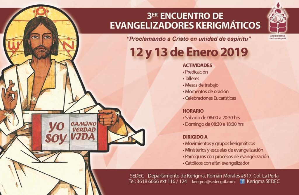 Tercer encuentro de evangelizadores kerigmáticos. ¿Qué esperar?